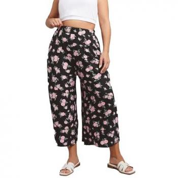 Jupe-culotte noire Yours Curve en jersey Midaxi