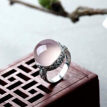Accesorios de Anillo de Ópalo Redondo