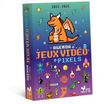 Agenda Pixels jeux vidéo 2025-2026 (Relié)