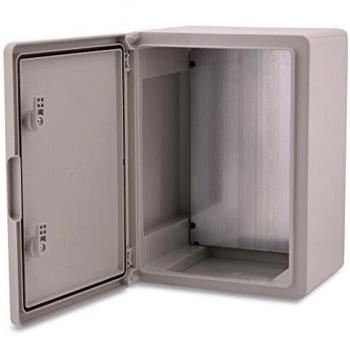 BOXEXPERT Wandschrank-Gehäuse Fleet 400x300x220mm grau ABS IP65 Abschließbar