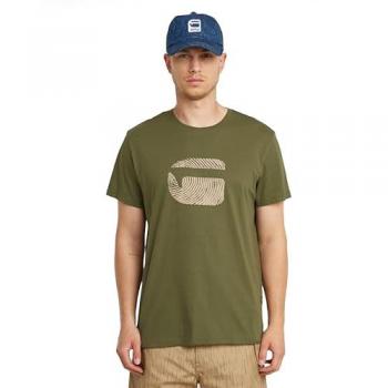 G‑Star Raw T‑Shirt Finger Print Burger Regular Fit L Bianco