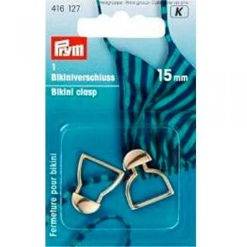 Silvery 15 mm Bikini Hook‑and‑Loop