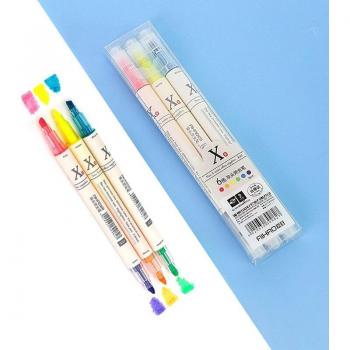 Fluorescent Dual Tip Highlighter Set