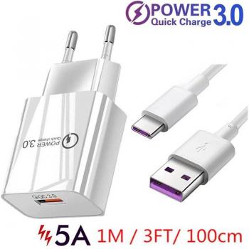 18W Snellader QC 3.0 voor Xiaomi Mi 11 Lite met Type-C Kabel