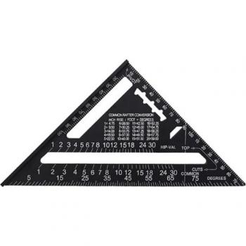 Escuadra Triangular de Aluminio 7/12 pulgadas