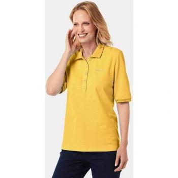 Pikee-Poloshirt in honig von Goldner Fashion