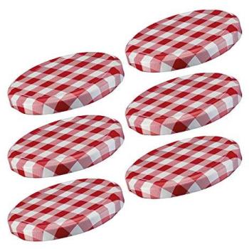 Barattolo Rosso Westmark 6 Tappi a Vite Ø66 mm