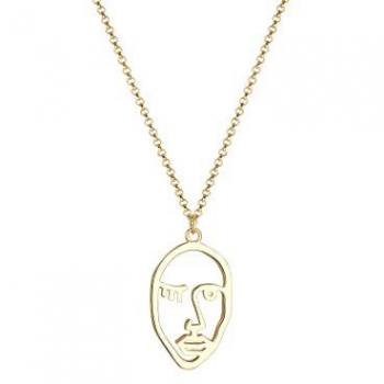 Elli Damenkette 925 Silber mit Twinkle Face Design