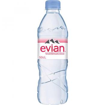 EVIAN ohne Kohlensäure, Pet 50 cl, 6 Stk