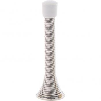 Rubber Cap Metal Spring Door Stopper 85mm