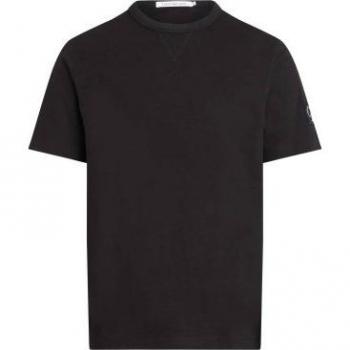 Calvin Klein Jeans T-shirt a maniche corte Badge Regular nera taglia XXL