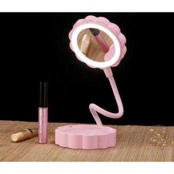Lámpara de Maquillaje Luna Pastel con LED