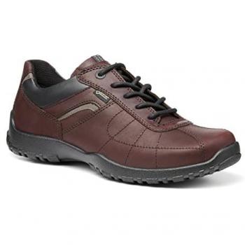 Hotter Thor II GTX® Walking Shoe – Men’s Dual Fit Waxed Nubuck, Chocolate, Size 8