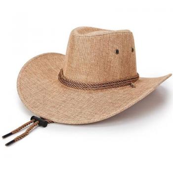 Accesorio Elegante de Sombrero de Cowboy para Hombre