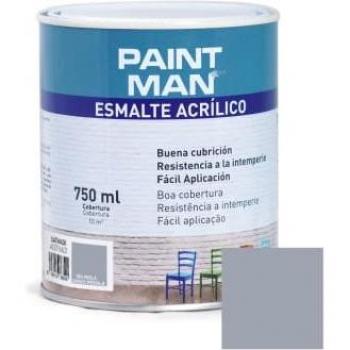Esmalte Acrílico Acetinado Cinza 750 ml