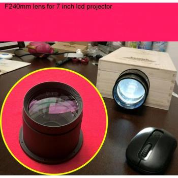 LED Projector F240mm Lens for DIY Home Cinema