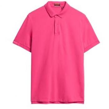Superdry Poloshirt City Piqué – Rosa, Kurzärmelig, Lässig-Style, Herren