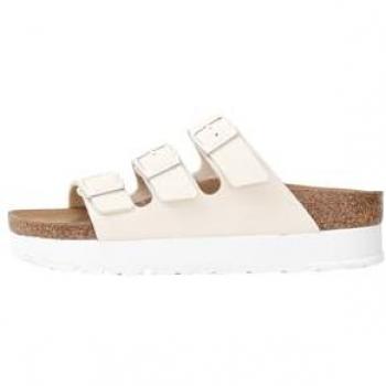 Birkenstock Women's Beige Flex Slide Sandals – 6 US, Anatomical Footbed