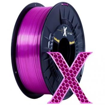 Filamento 3D PLA Efecto Seda 1,75 mm 1Kg Rosa