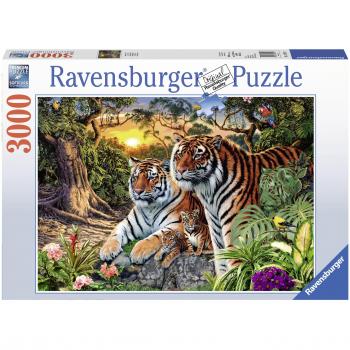 Puzzle 3000 pezzi Hidden Tigers Ravensburger