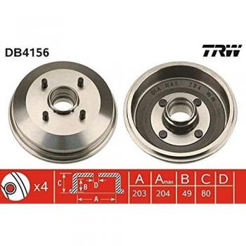 DB4156 tambor de freno TRW