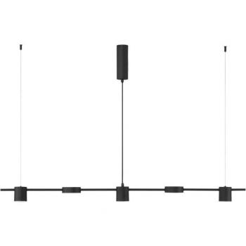 Nordik Pendelleuchte LED Schwarz 5x 5,8W 559,6lm