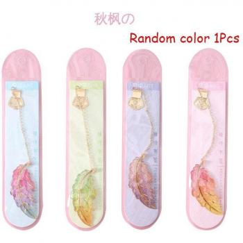 Colorful Leaves Bookmark for Teachers