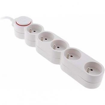 Bloc Prises Zenitech 5x 16A 2P+T avec Interrupteur