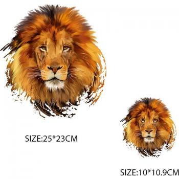 Lion Heat Transfer Patches for Apparel