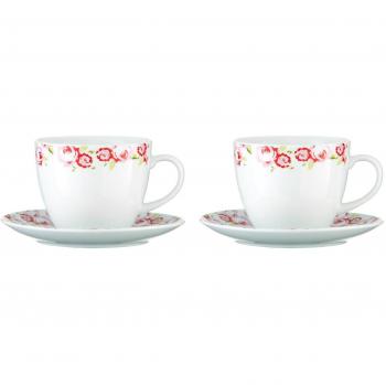 Soft Blossom Huevera Cups and Saucers
