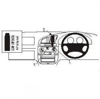 Fixation centrale Brodit ProClip Daewoo Lanos – 652584