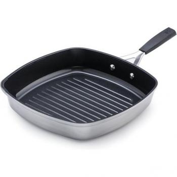 MasterPro Poêle à Sauté Forgée 28 cm Argenté