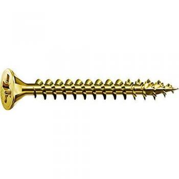 Spax Full Thread Screw, Yellox Coated, 5.0 x 70 mm