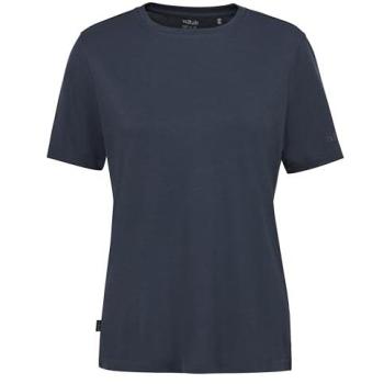 Rab Donna Tee Crimp Logo Blu