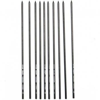 10pcs 2B 2.0mm Mechanical Pencil Lead Refills, Length 120mm