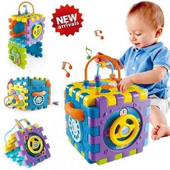 Cubo de Actividades 6 en 1 para Bebé Attrinic
