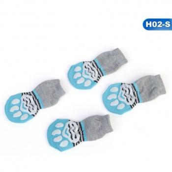 4 PCS Fun Design Non-Slip Dog and Cat Socks