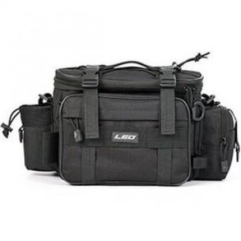 LEO Fishing Messenger Bag 3 Layer Canvas Tackle 40x23x7 cm