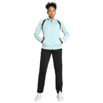 Conjunto Deportivo Puma Tricot Turquesa Negro