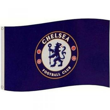 Chelsea FC Core Crest Supporters Flag 5ft x 3ft House Accessory