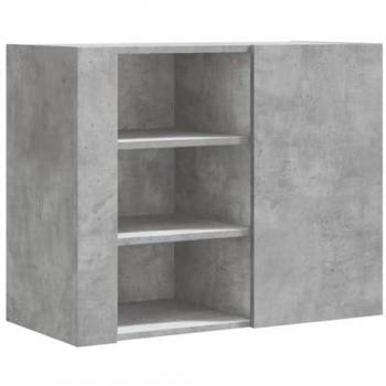 Mueble colgante gris hormigón 75x35x60 cm
