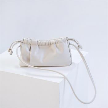 LUCDO Women's Pleated Shoulder Bag