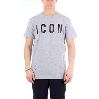 Dsquared2 Brand Emblem T-Shirt, Grey, Large