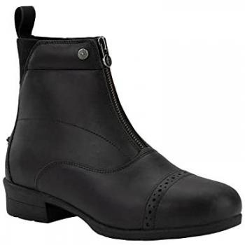 Suedwind Footwear Women’s Leather Riding Boots with IceLock Eco Tech and Front Zip