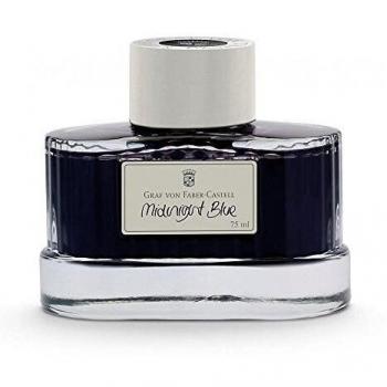 Tinta para pluma Graf von Faber-Castell 75 ml Azul Noche