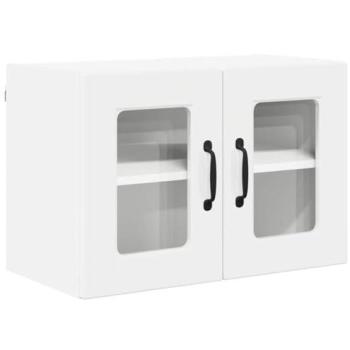 Meuble de Rangement Cuisine Blanc Brillant 60x31x40 cm