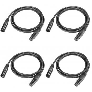Filo DMX Neewer 2m con Connettori XLR M-F per Luci Movibili