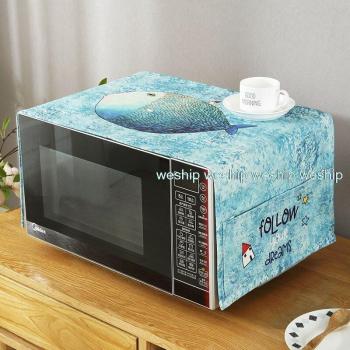Funda de Tela para Horno con Flores de Cerezo y Almacenamiento