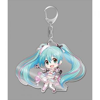 Miku Racing Keychain, Big Acrylic, 2019 v3