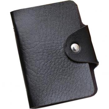 Cartera de Pasaporte y Tarjetas de Cuero PU
